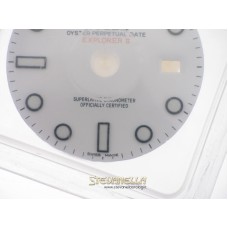 Quadrante bianco chromalight Rolex Explorer 2 42mm ref. 216570 nuovo B13/216578-11-K1